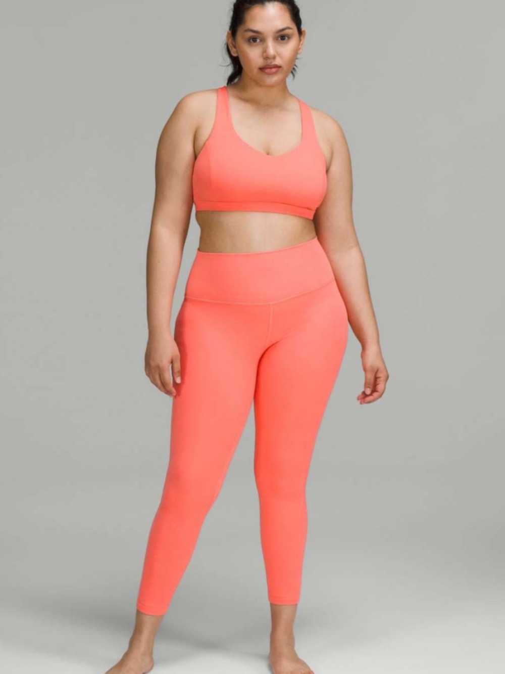 Lululemon Align High-Rise Pant 25" Raspberry Cream Size 6